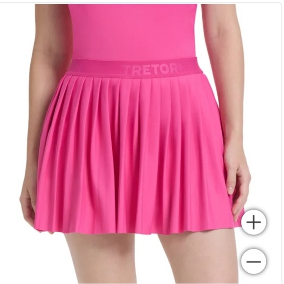 NWT Tretorn Women's Pink Pleated Skort size L - Picture 1 of 4